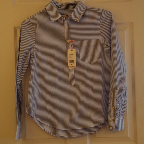 Vineyard Vines Tops - Vineyard Vines Women's Striped Popover